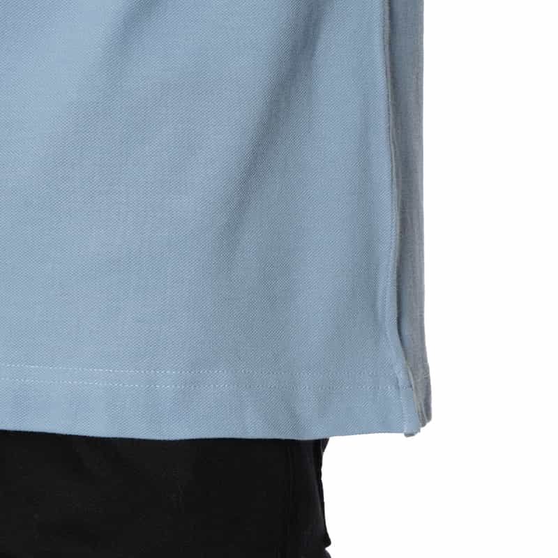 GUY ROVER GUY ROVER＜ギ ローバー＞コットン鹿の子ポロシャツ LIGHT BLUE