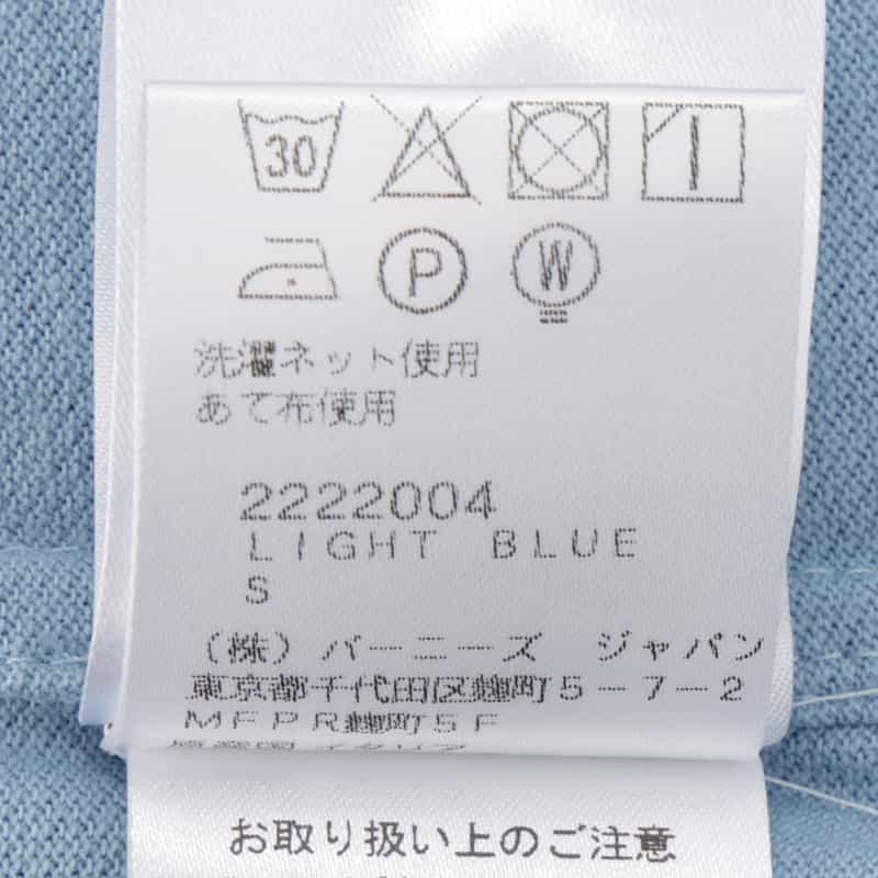 GUY ROVER GUY ROVER＜ギ ローバー＞コットン鹿の子ポロシャツ LIGHT BLUE