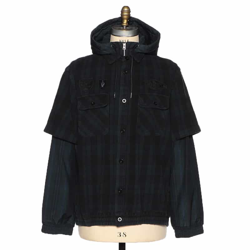 SACAI MARK GONZALESコラボレート スエットフーディ BLACK