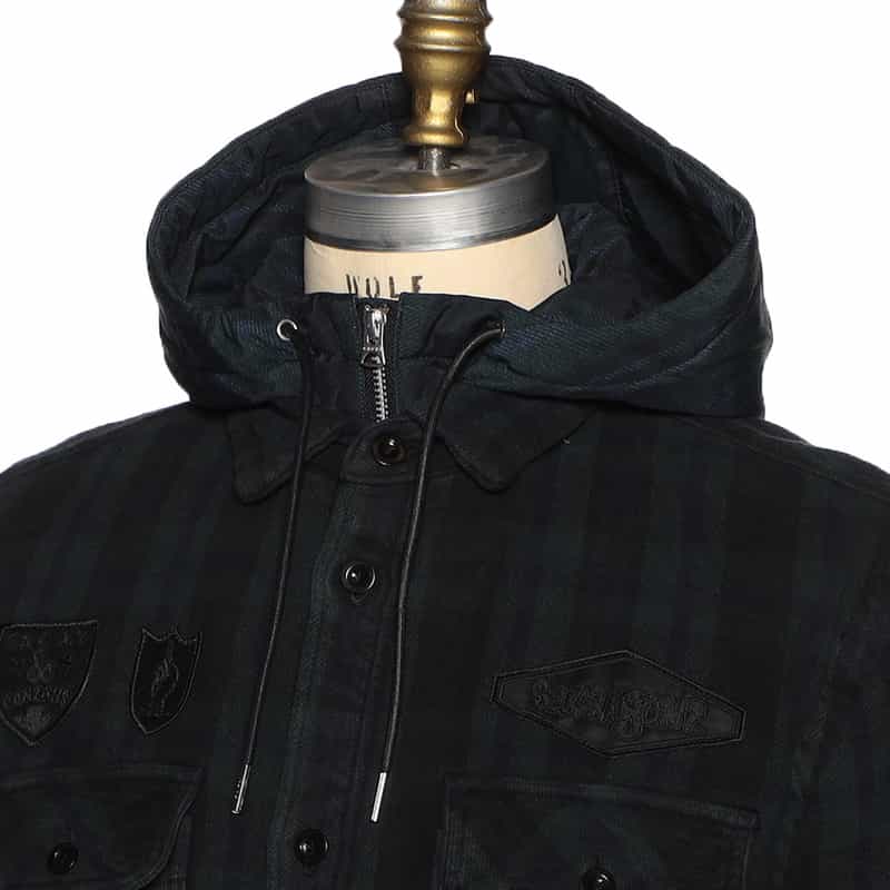 SACAI MARK GONZALESコラボレート スエットフーディ BLACK