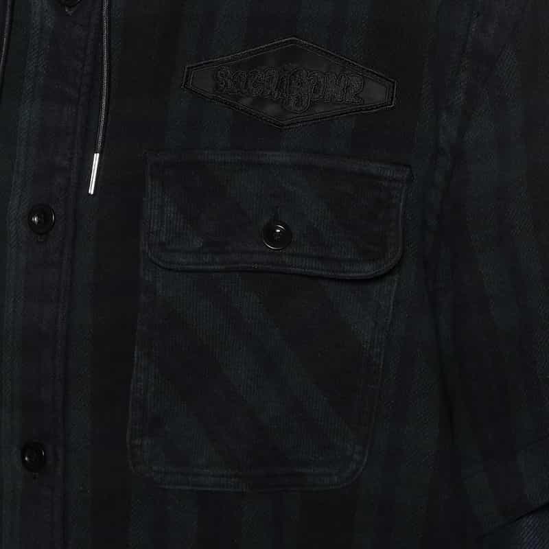 SACAI MARK GONZALESコラボレート スエットフーディ BLACK