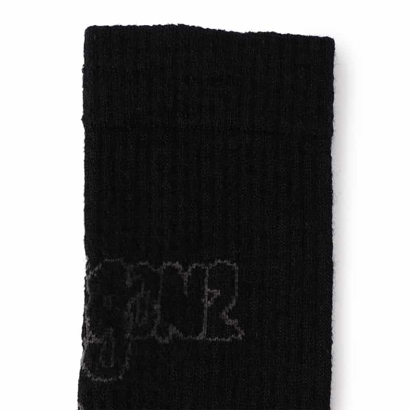 SACAI MARK GONZALES コラボレーション ソックス BLACK