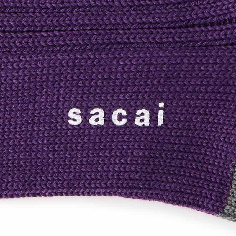 SACAI MARK GONZALES コラボレーション ソックス PURPLE