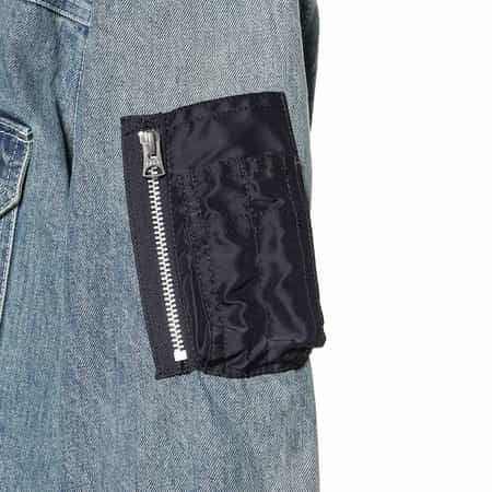 sacai - サカイ デニム＆コットン 異素材ミックス ハイブリッド