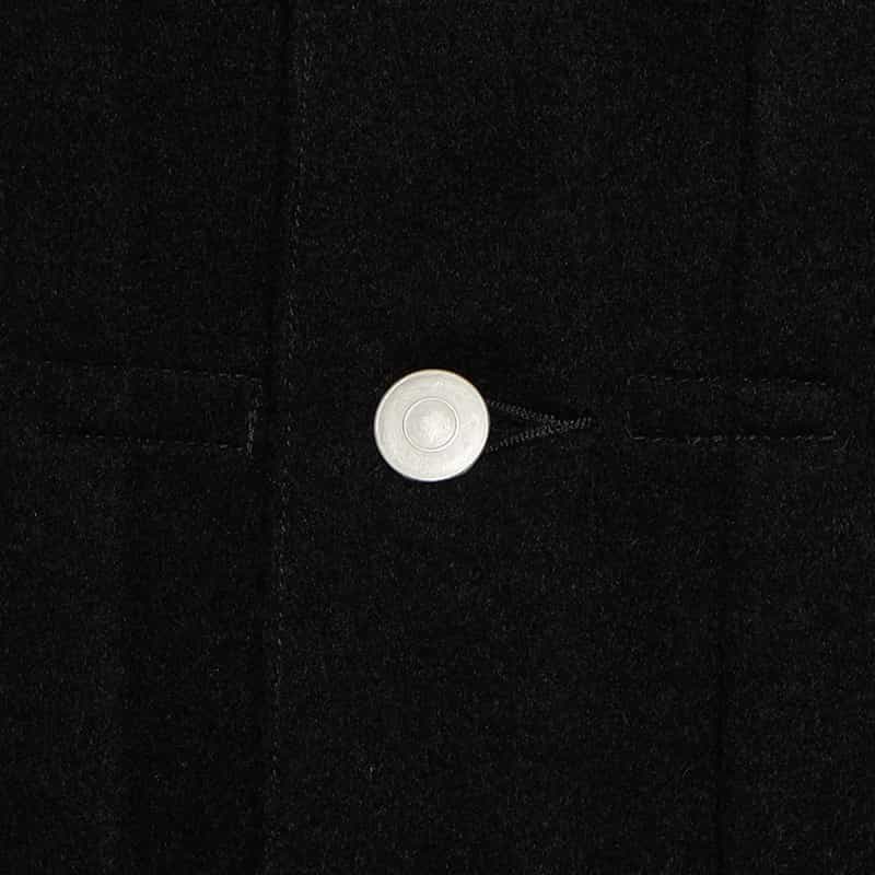 MARKAWARE バーニーズ　ニューヨーク限定カシミヤ素材シャツジャケット BLACK
