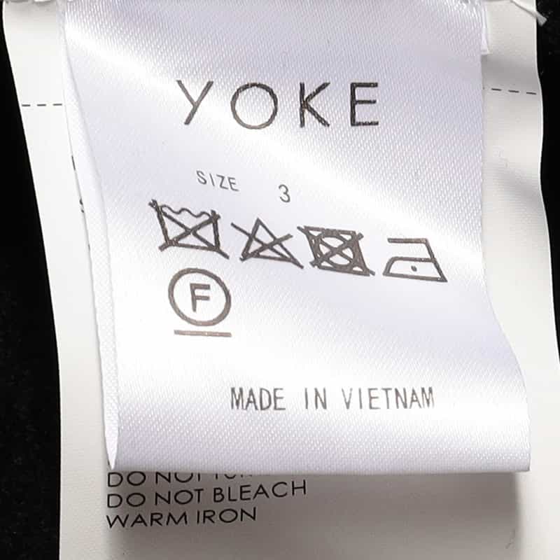 YOKE リバーシブル アワードジャケット BLACK