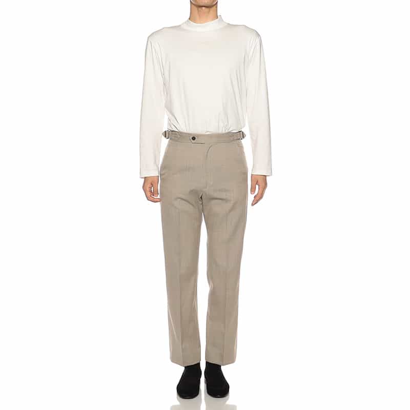 YOKE ストレートパンツ IVORY