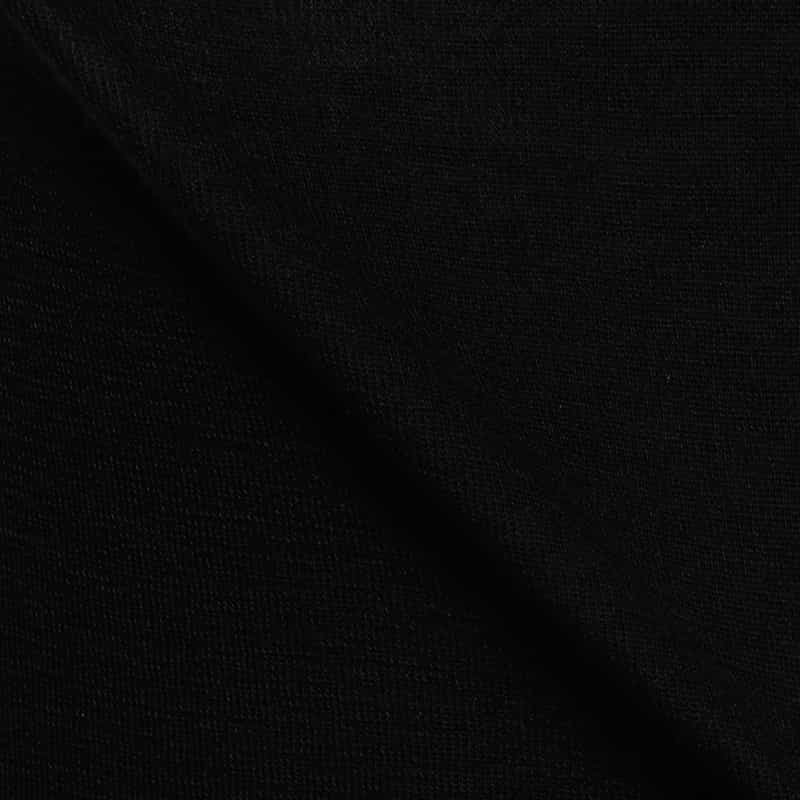 YOKE ウール ハイネックTシャツ BLACK