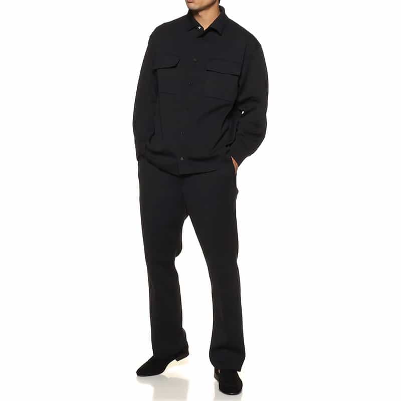 CFCL ニットシャツ BLACK