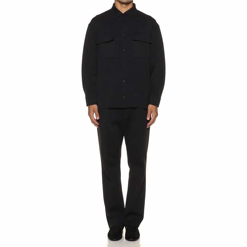CFCL ニットシャツ BLACK
