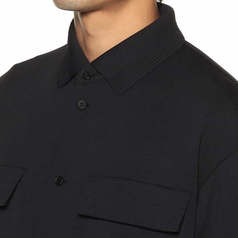 CFCL ニットシャツ BLACK