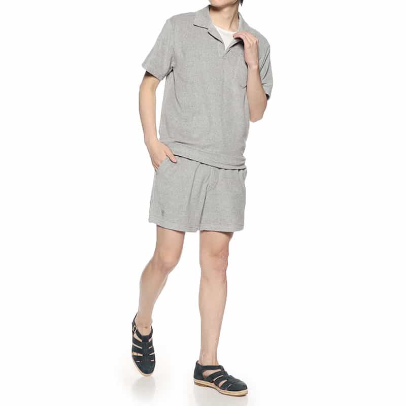 OAS テリーポロシャツ GRAY