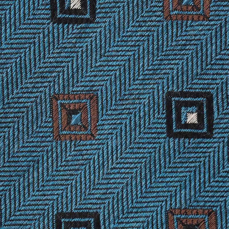 STEFANO BIGI 小紋柄タイ LIGHT BLUE