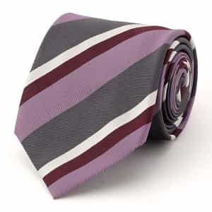 ストライプ柄タイ