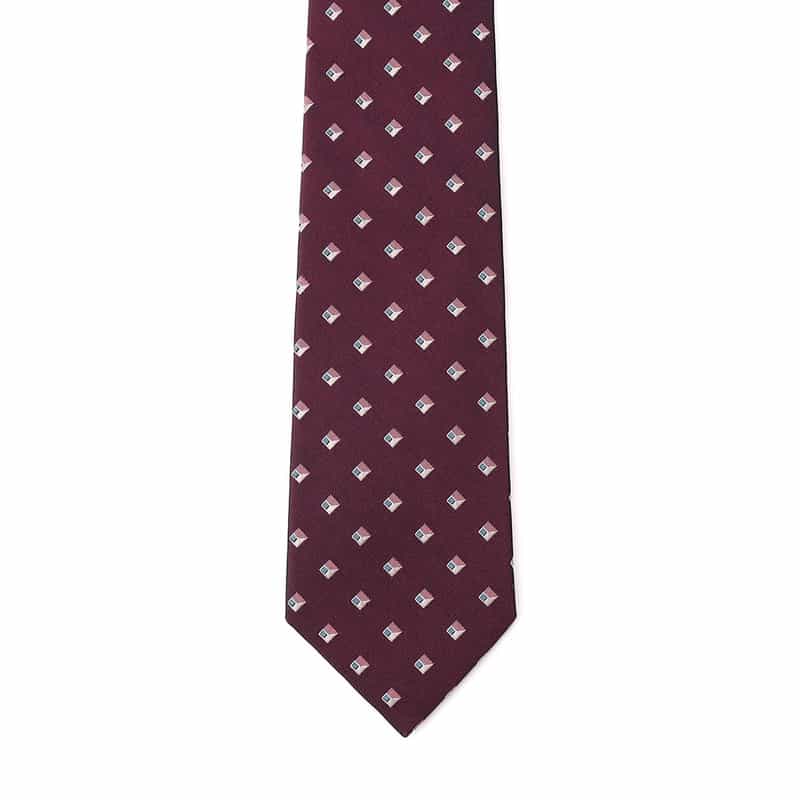 STEFANO BIGI 小紋柄タイ WINE