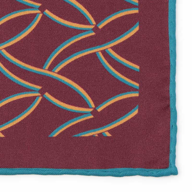 STEFANO BIGI ポケットチーフ WINE