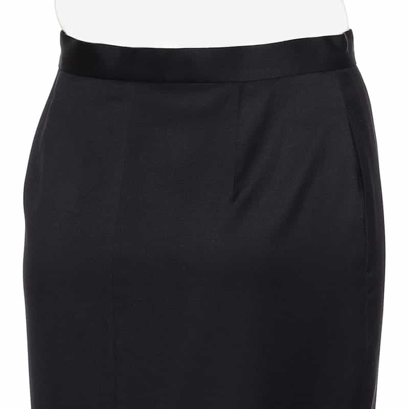 BARNEYS NEW YORK セットアップ　ウールタイトミディスカート NAVY