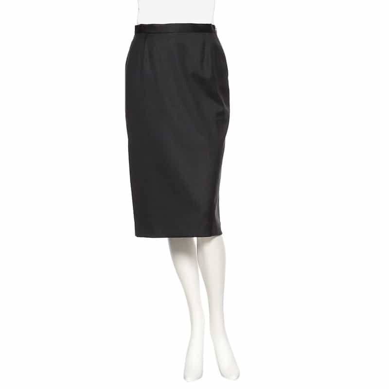 BARNEYS NEW YORK セットアップ　ウールタイトミディスカート GRAY