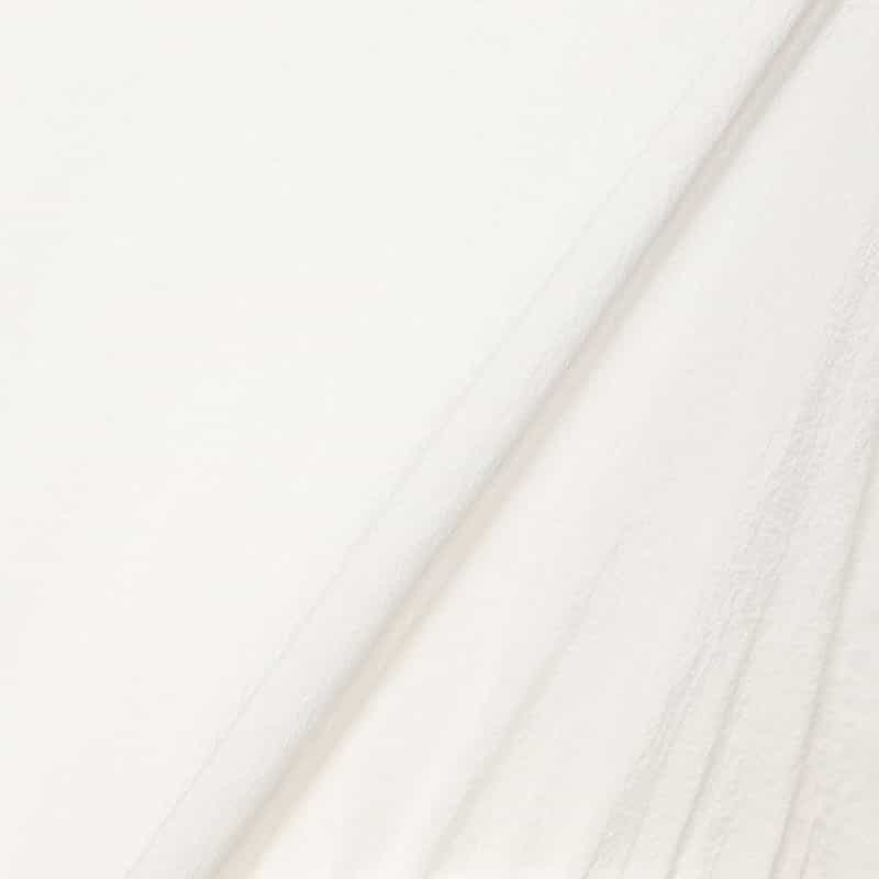 BARNEYS NEW YORK ウォッシャブル シアー ジップアップ ブルゾン WHITE