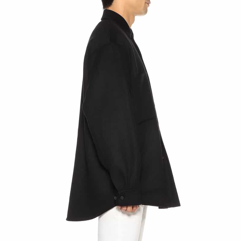 SSSTEIN バーニーズ　ニューヨーク限定リバーシブルシャツコート BLACK