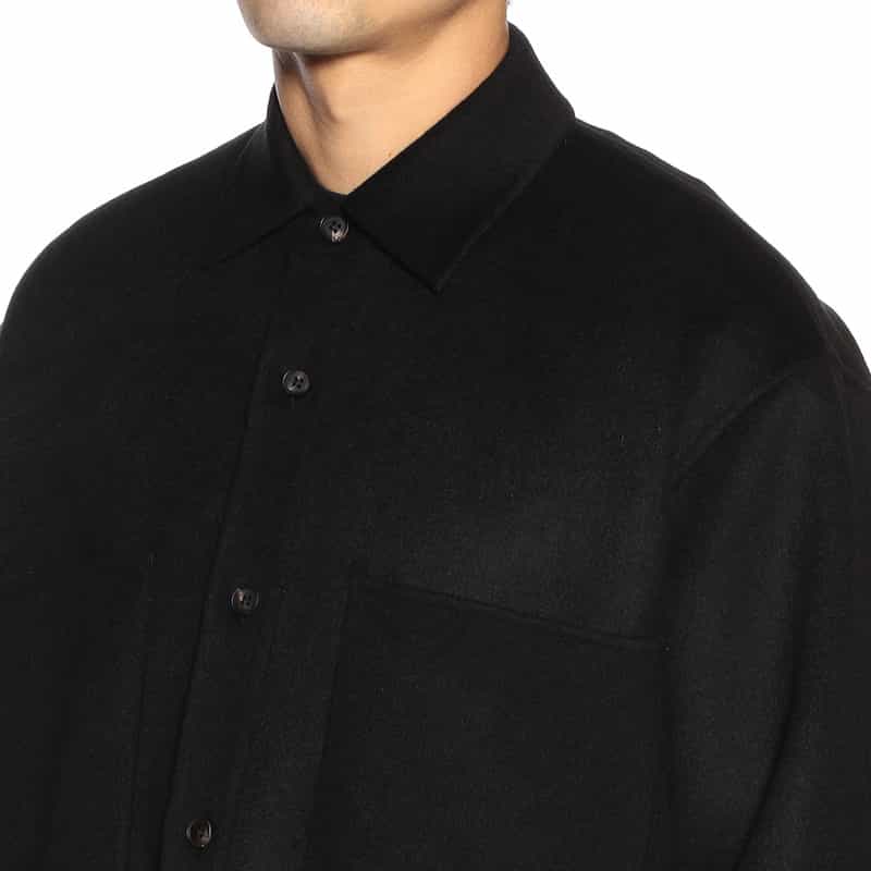 SSSTEIN バーニーズ　ニューヨーク限定リバーシブルシャツコート BLACK