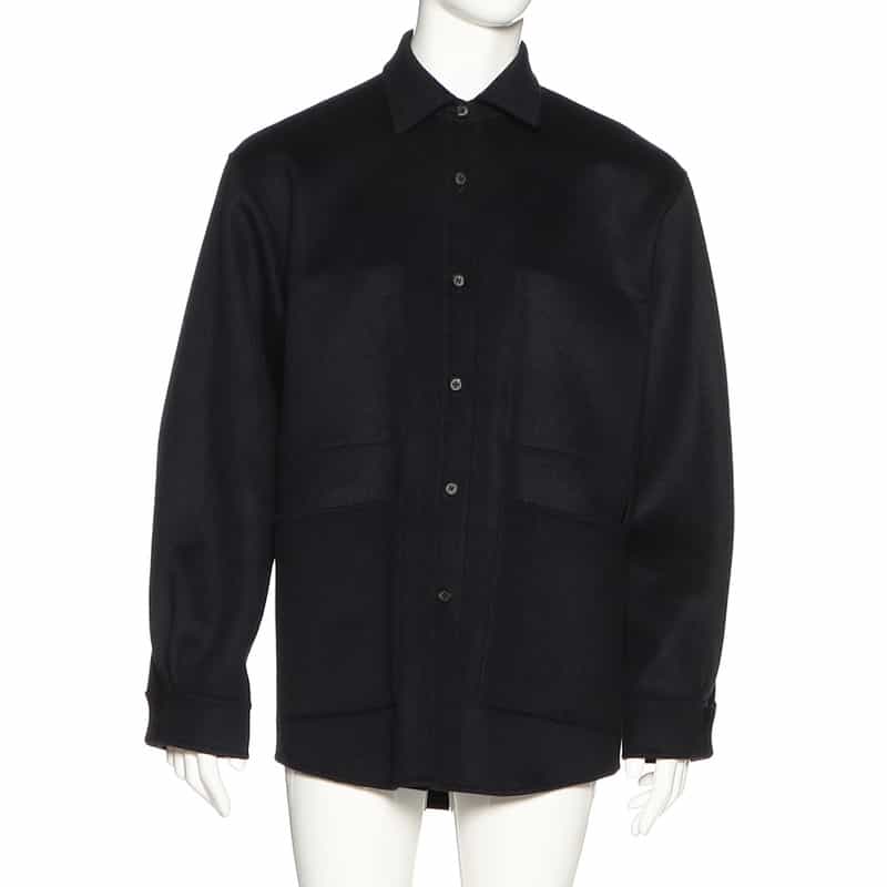 SSSTEIN バーニーズ　ニューヨーク限定リバーシブルシャツコート BLACK