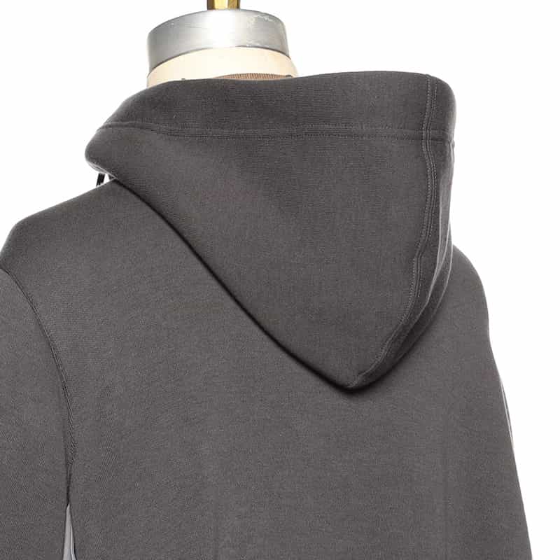 SACAI SACAI＜サカイ＞コンビネーション ジップアップフーディ DARK GRAY