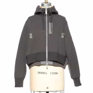 SACAI<サカイ>コンビネーション ジップアップスウェットフーディ