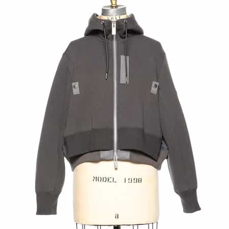 早い物勝ち！値下げ sacai スポンジスウェットジップアップフーディ