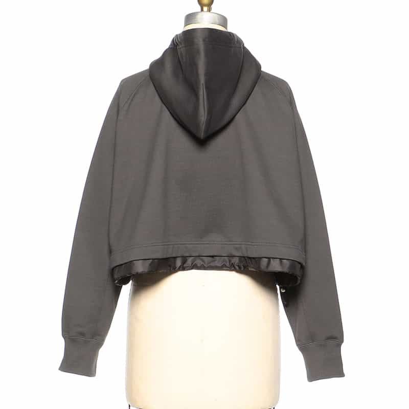 SACAI SACAI<サカイ>ジップアップ スウェットフーディー DARK GRAY