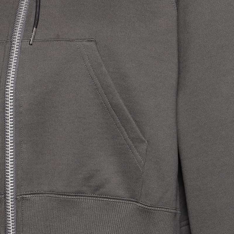 SACAI SACAI<サカイ>ジップアップ スウェットフーディー DARK GRAY