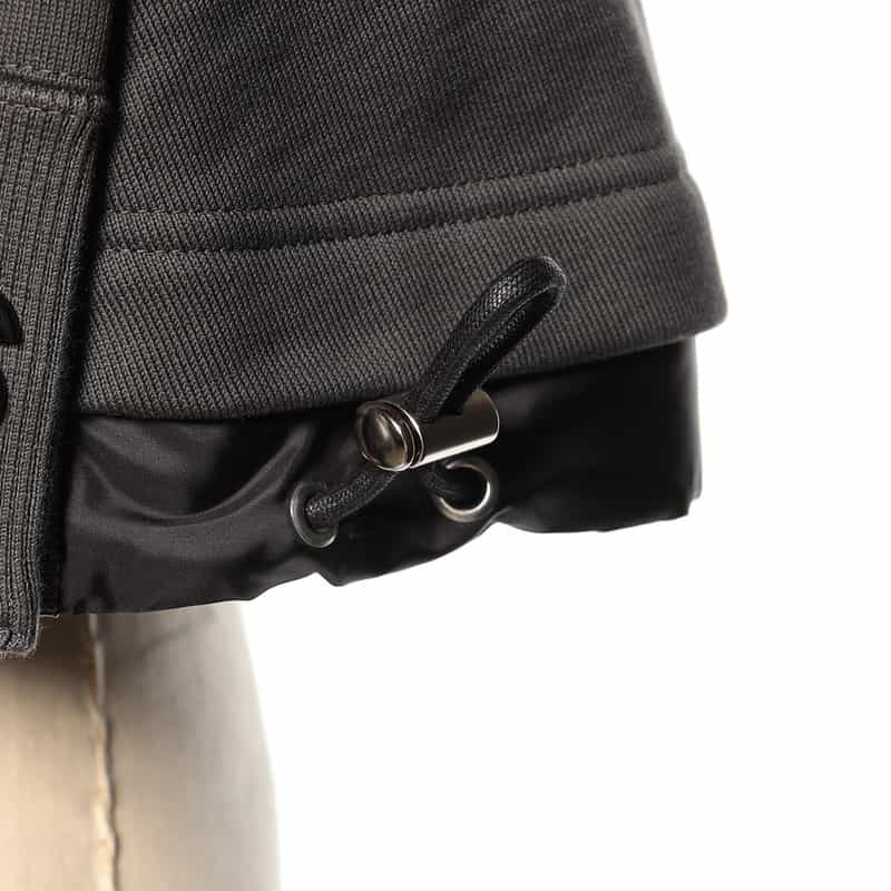 SACAI SACAI<サカイ>ジップアップ スウェットフーディー DARK GRAY