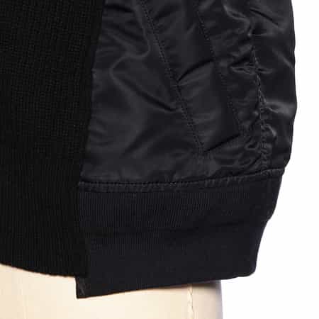 SACAI＜サカイ＞コンビネーション ジップアップVネックニット