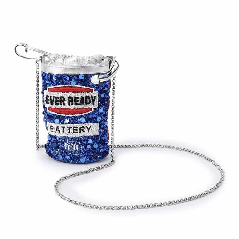 ANYA HINDMARCH "EVER READY" バケットバッグ SILVER