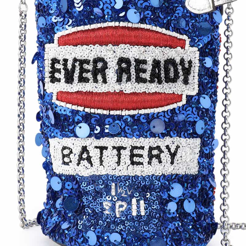ANYA HINDMARCH "EVER READY" バケットバッグ SILVER