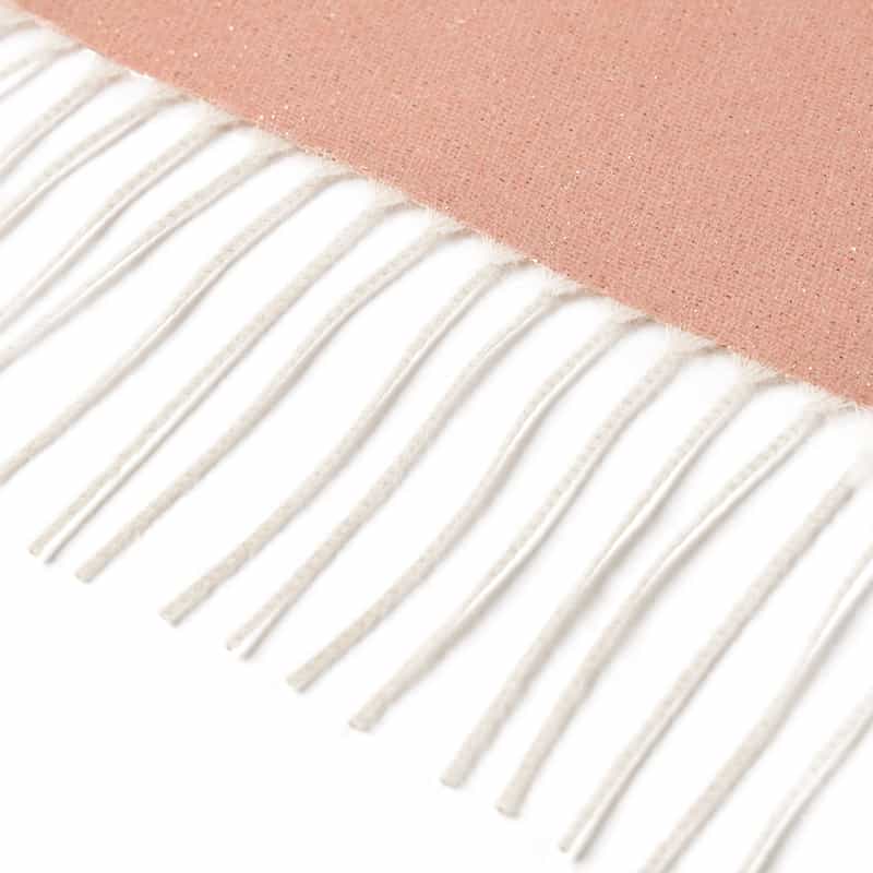 PIACENZA リバーシブルスカーフ LIGHT PINK