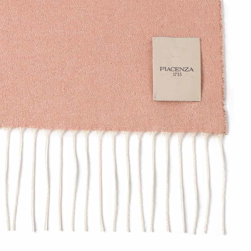 PIACENZA リバーシブルスカーフ LIGHT PINK