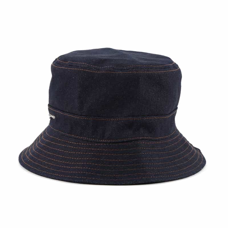 GANNI デニムバケットハット NAVY