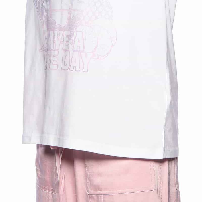 GANNI プリントTシャツ WHITE