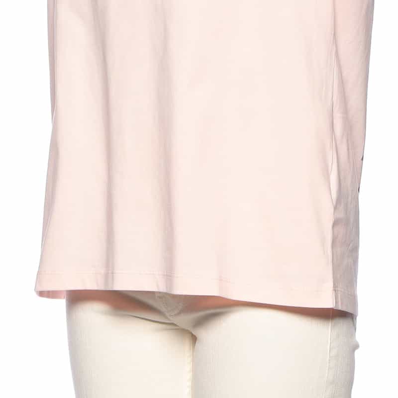 GANNI バックプリントTシャツ LIGHT PINK