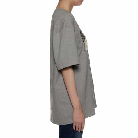 エンブロイダリーロゴ フリンジTシャツ（2224056）｜GANNI