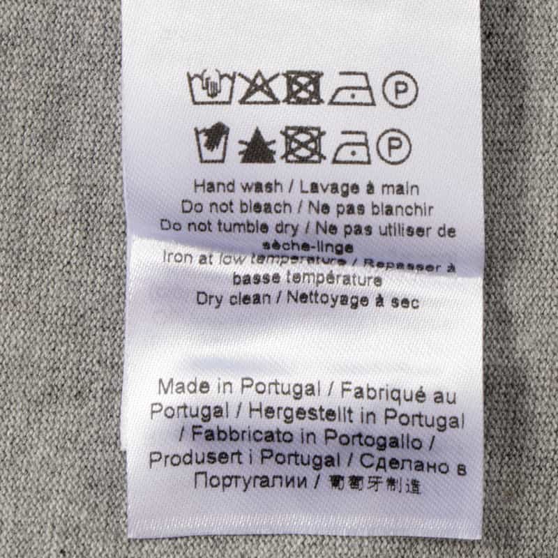 GANNI エンブロイダリーロゴ フリンジTシャツ GRAY