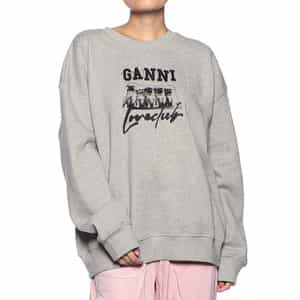 楽天市場】GANNI ガニー スウェット Puff Sleeve Sweatshirt
