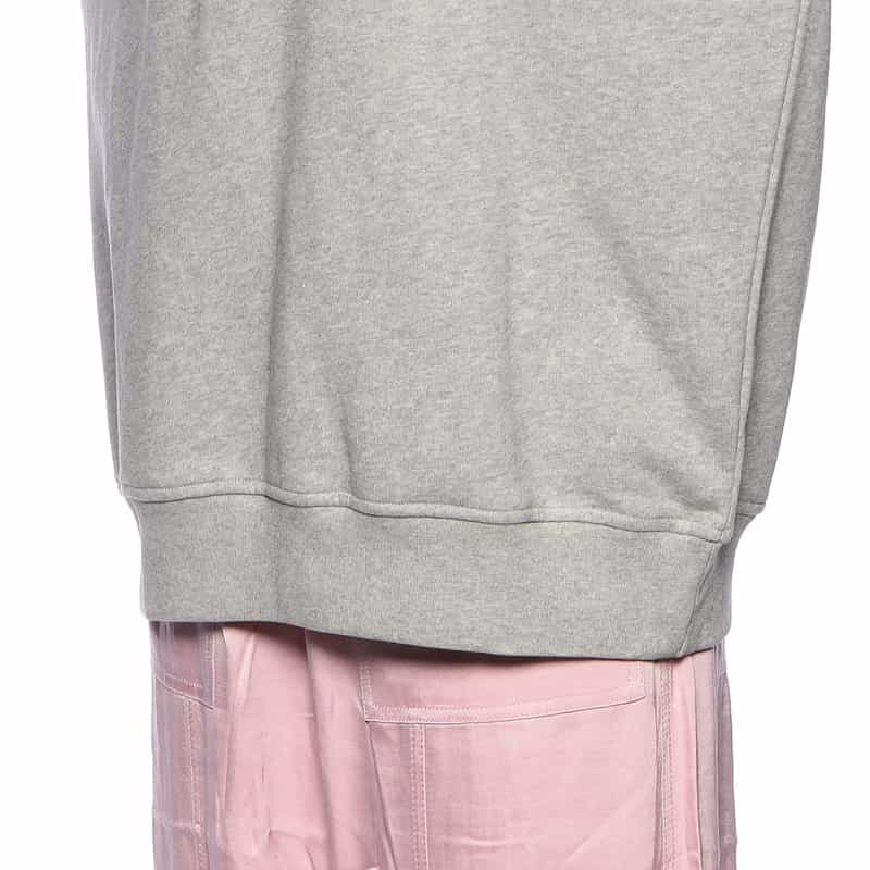 GANNI GANNI<ガニー> ロゴ入りスウェットプルオーバー GRAY