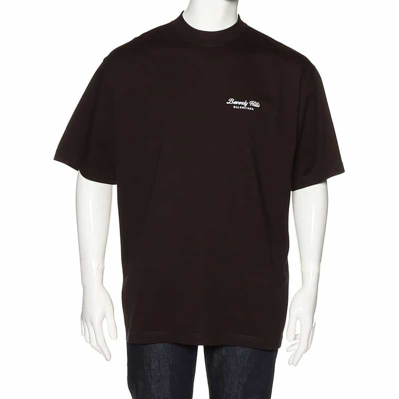 BALENCIAGA プリントTシャツ BLACK