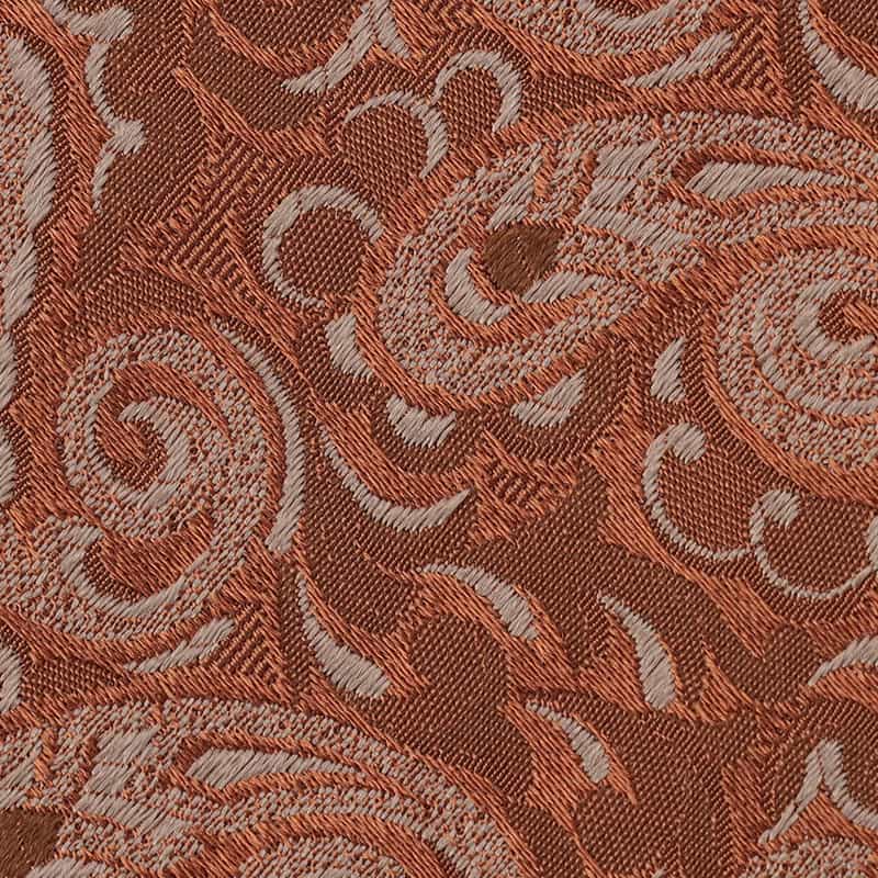 ATTO VANNUCCI FIRENZE セッテピエゲ ジャカード ペイズリー柄タイ ORANGE
