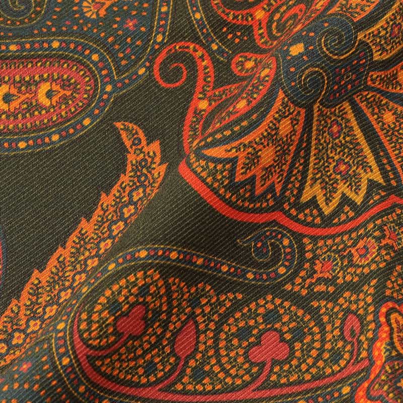 ATTO VANNUCCI FIRENZE ポケットチーフ KHAKI