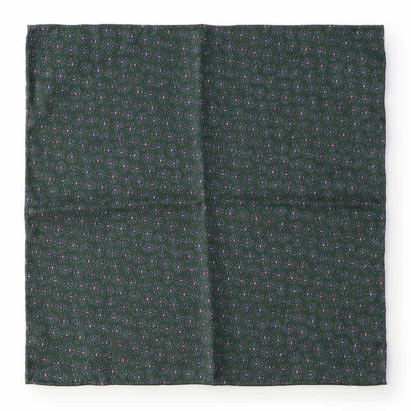 ATTO VANNUCCI FIRENZE ポケットチーフ GREEN