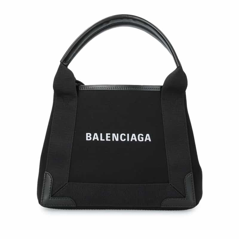 BALENCIAGA "NAVY CABAS" 2WAYハンドバッグ BLACK