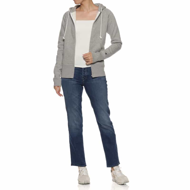 MADISONBLUE MADISONBLUE＜マディソンブルー＞ ジップアップ 裏毛フーディ GRAY